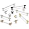 Jeffrey Alexander 128 mm Center-to-Center Satin Bronze Carmen Cabinet Bar Pull 775-128SBZ - alternate 5